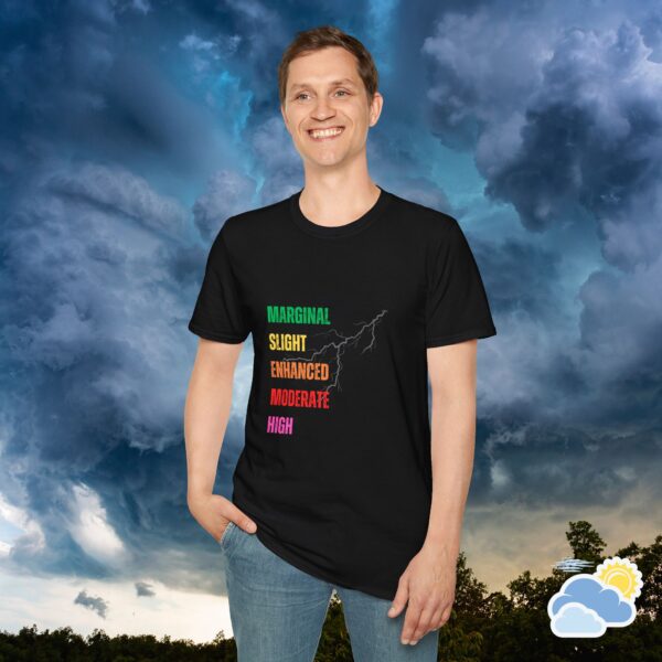 SPC Convective Outlook Scale Unisex T-Shirt (Softstyle)