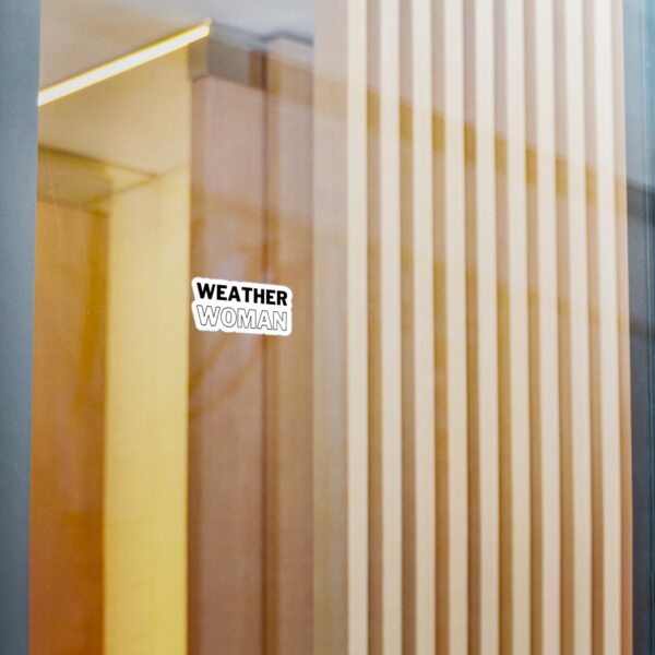 Weather Woman Vinyl Decal - Image 2