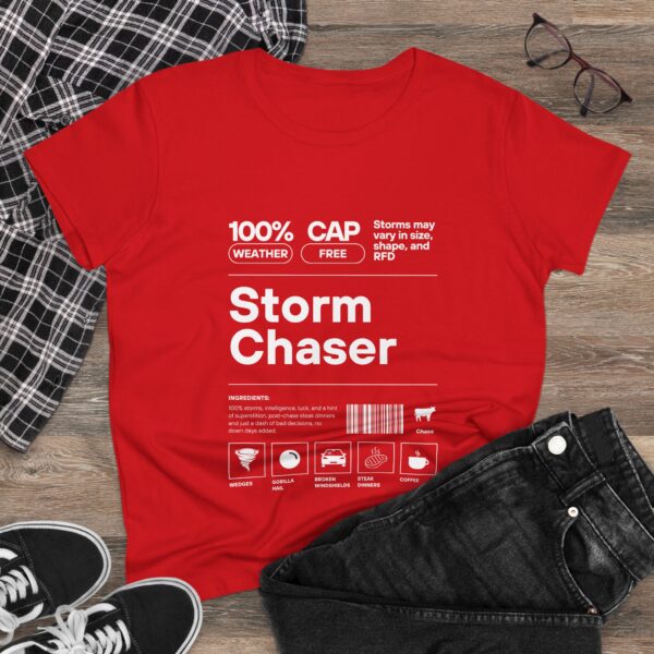 Storm Chaser Women's T-Shirt (Midweight Cotton) - Image 15