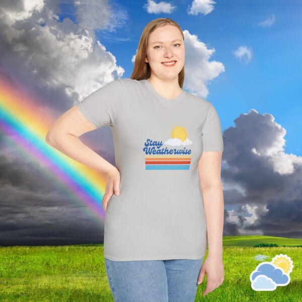 Stay Weatherwise Unisex T-Shirt (Softstyle) - Image 4