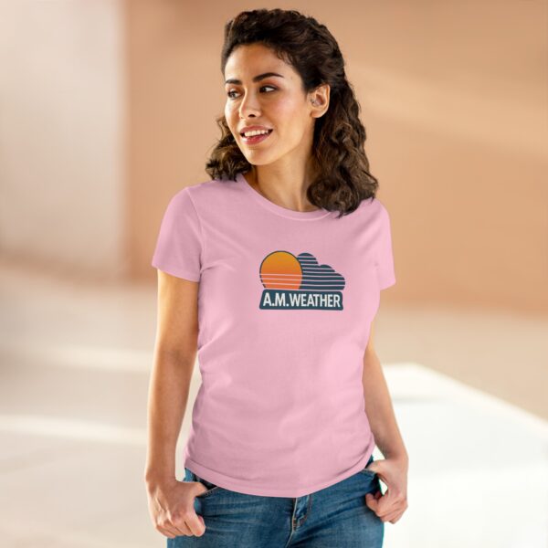 AM Weather Women's T-Shirt (Midweight Cotton) - Image 5