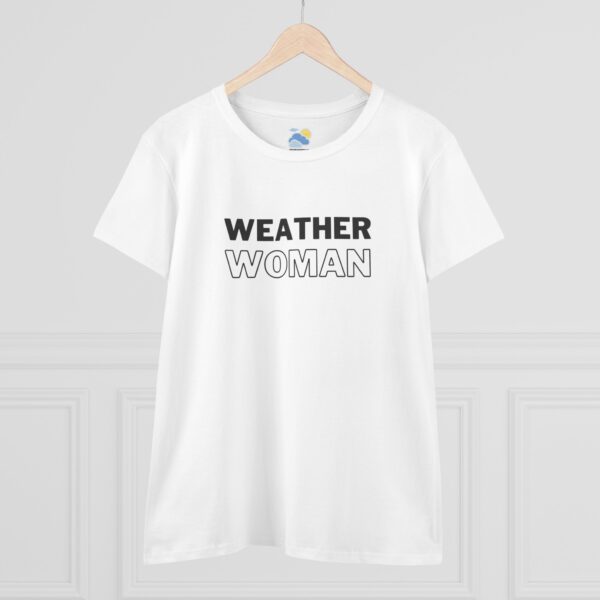 Weather Woman Women's T-Shirt (Midweight Cotton) - Image 2