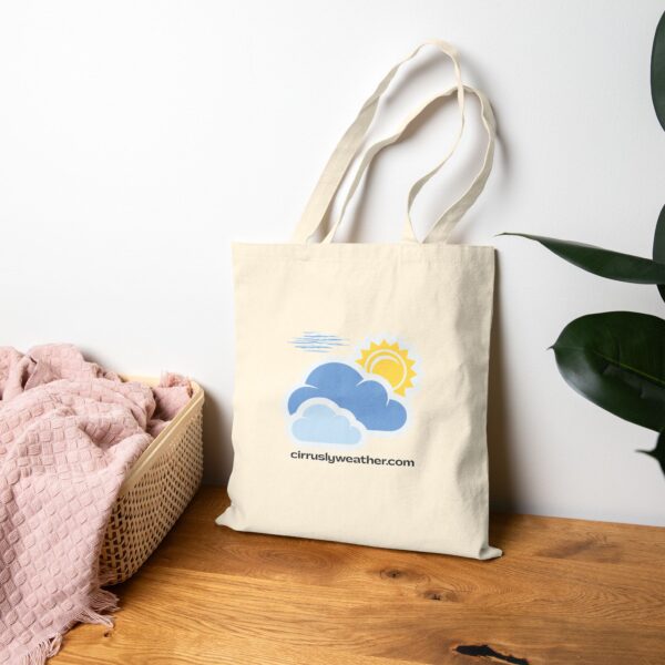 Cirrusly Weather Logo Tote Bag - Image 2
