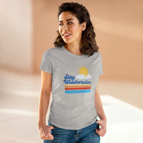 Stay Weatherwise Women's T-Shirt (Midweight Cotton) - Image 5
